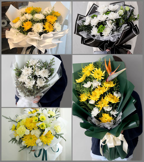 广东汕头市澄海区东里镇和洲村白事花束代送